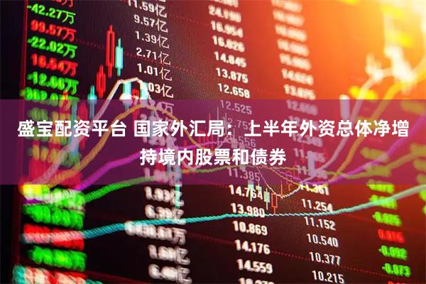 盛宝配资平台 国家外汇局：上半年外资总体净增持境内股票和债券